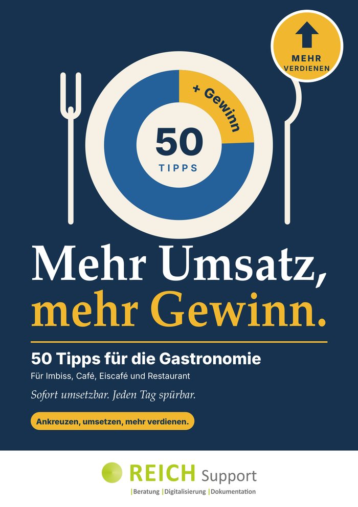 Cover: Mehr Umsatz, mehr Gewinn – 50 Tipps für die Gastronomie